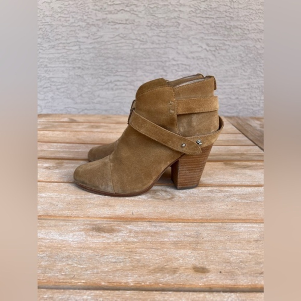 Rag & Bone Harrow bootie size 39.5 (9.5 women’s) in hazel suede - camel color
